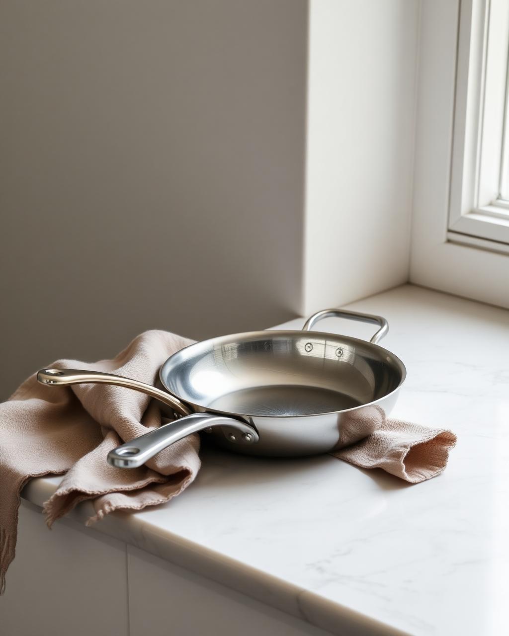 All-Clad Stainless Steel Fry Pan — non-toxic cookware pick